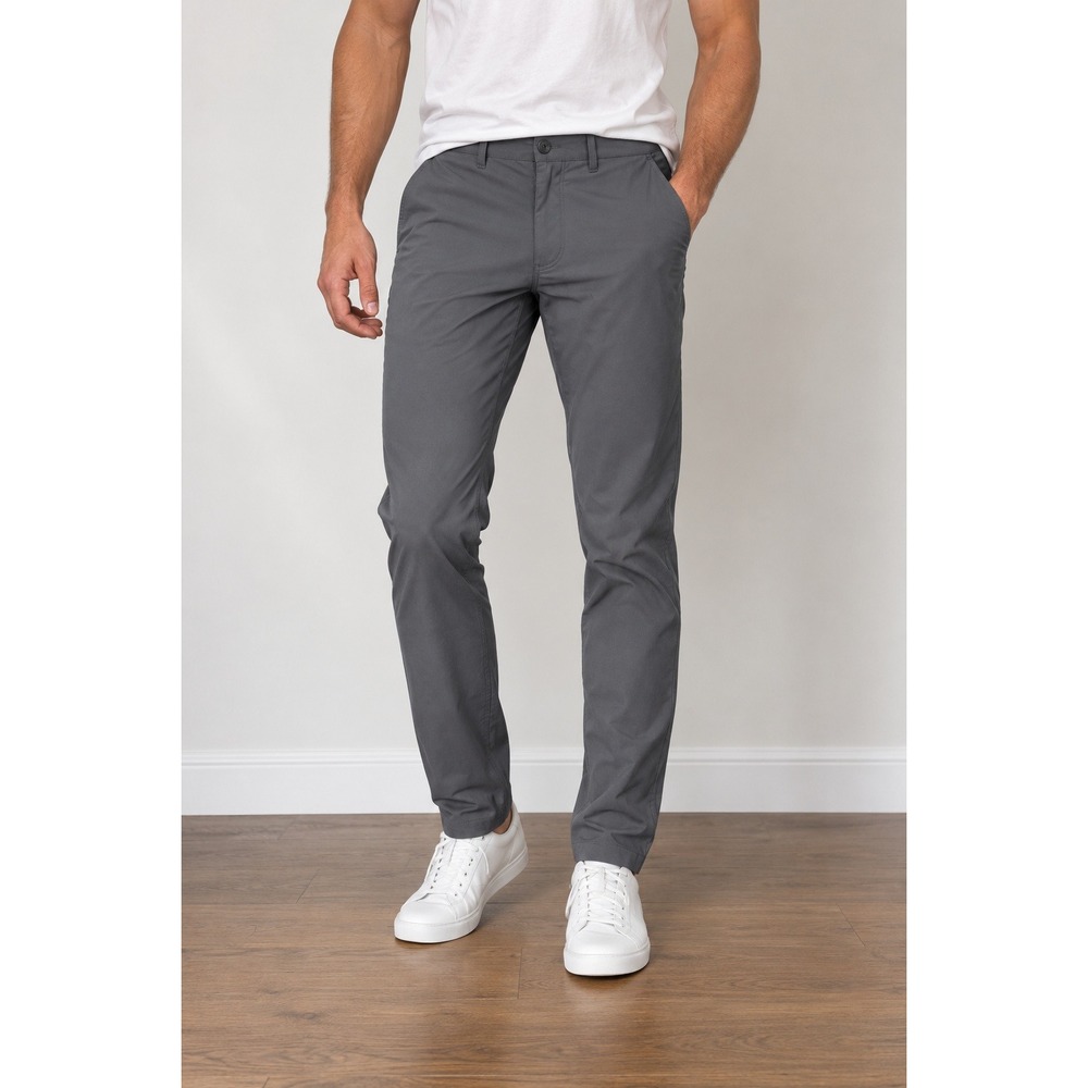 Vuori Meta Tech Athletic Slim Fit Pants Men 34x30 Charcoal Gray Chino Tapered